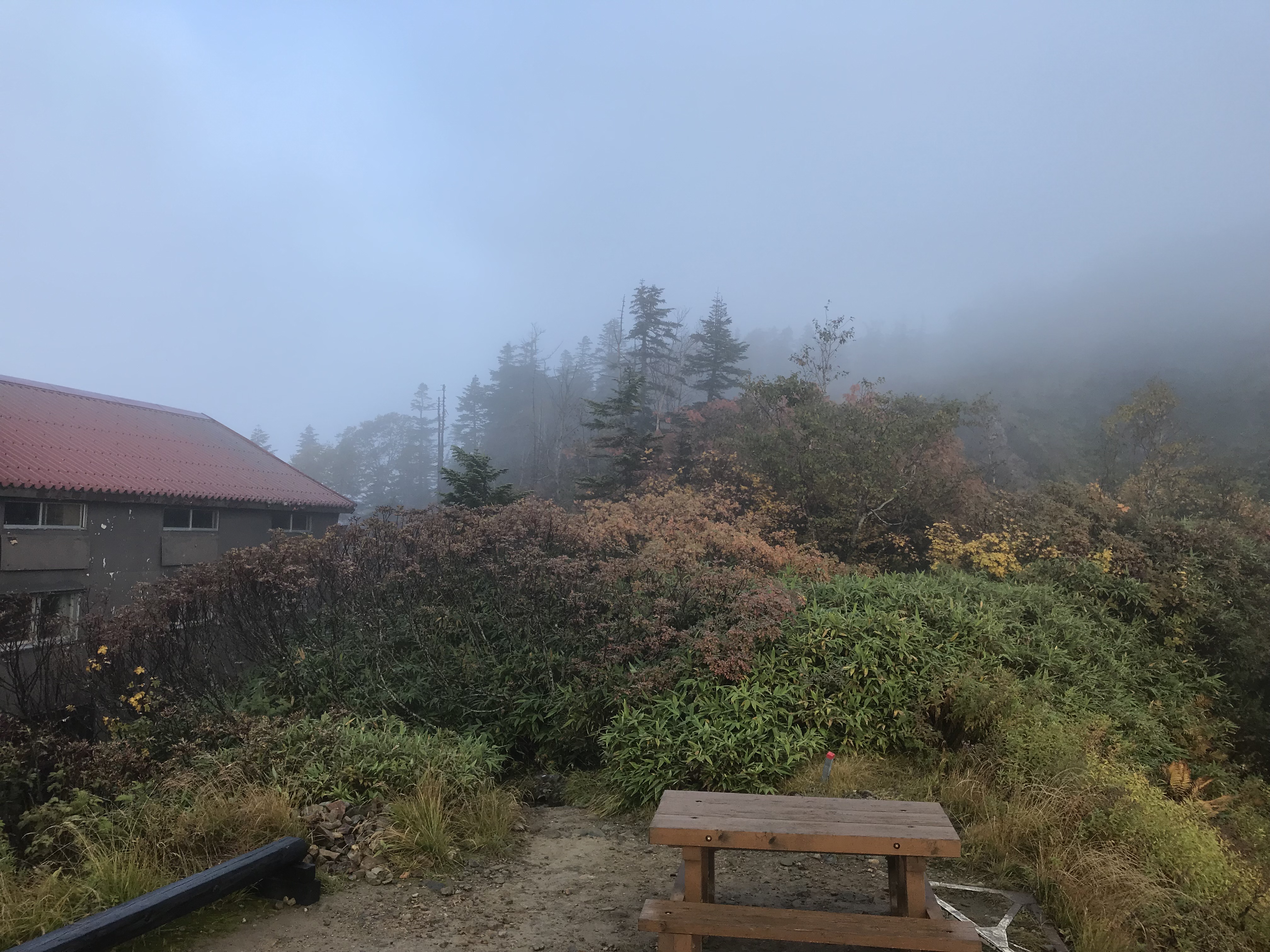 2019年9月冷池山荘種池山荘新越山荘